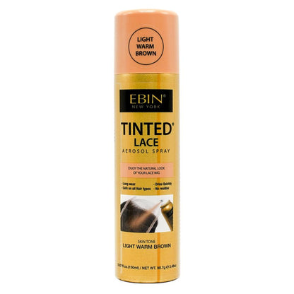 EBIN TINTED LACE SPRAY LIGHT BROWN 2.7OZ
