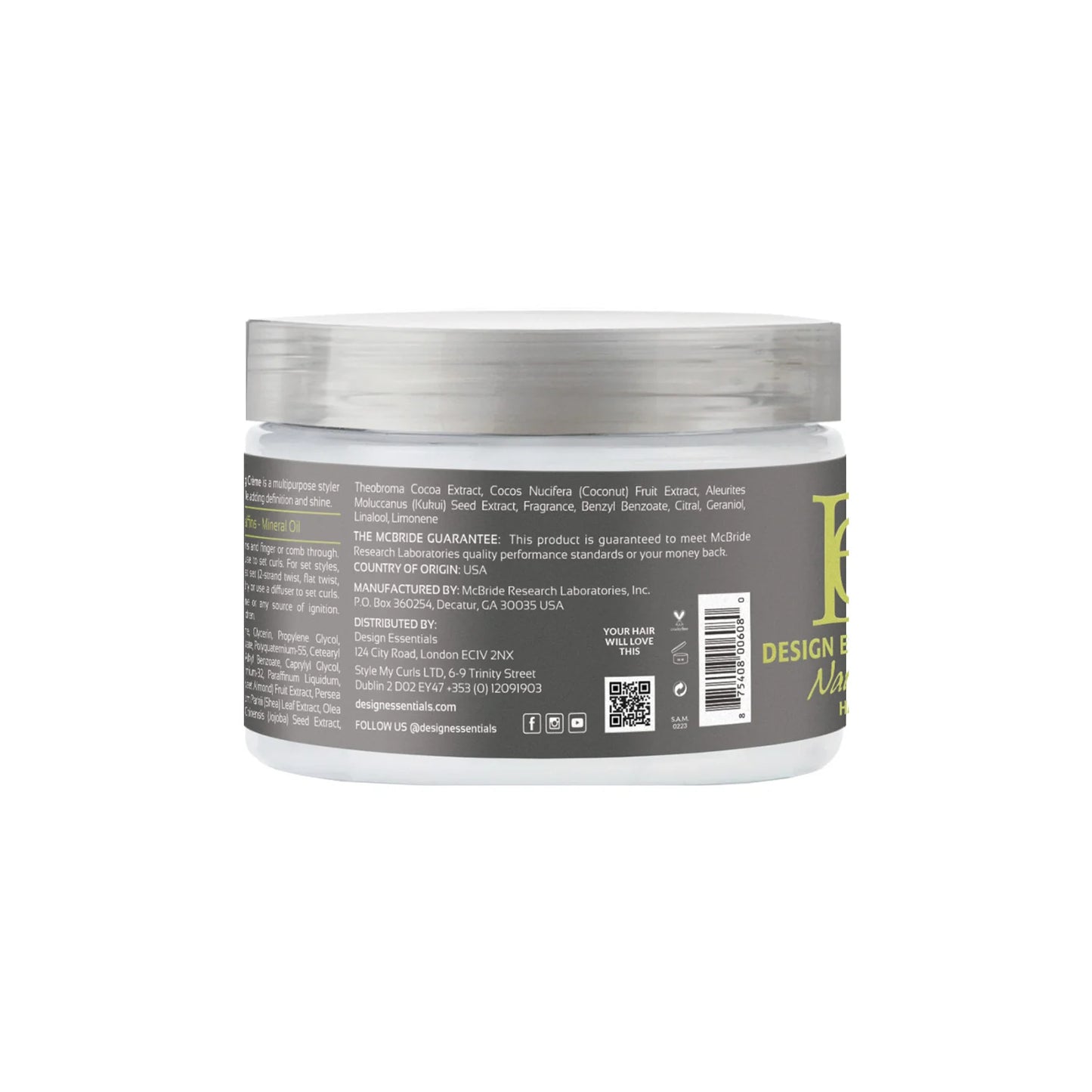 DESIGN ESSENTIALS CURLING CREME 12OZ