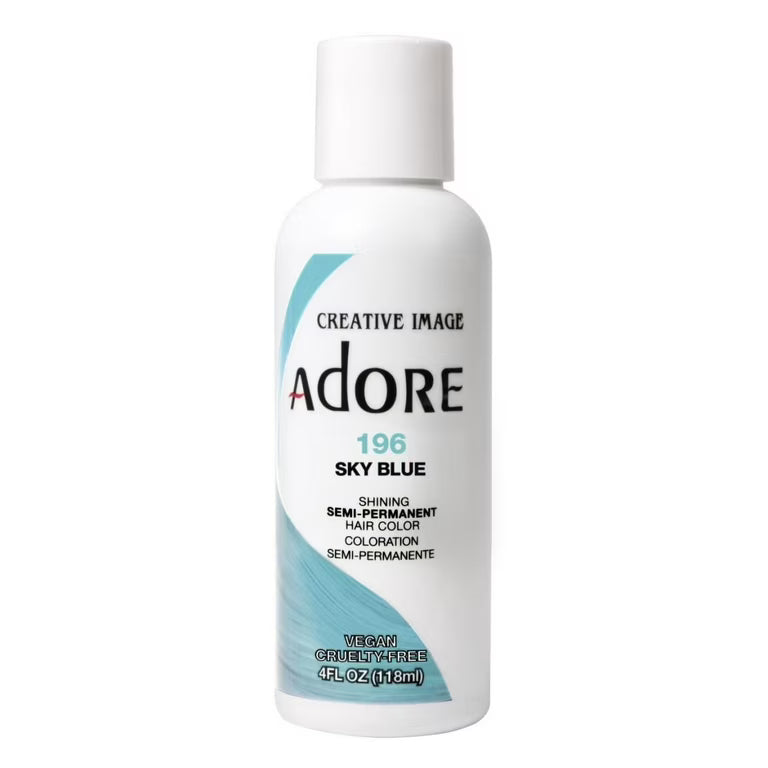 ADORE RINSE HAIR COLOR BLUE #196 4OZ
