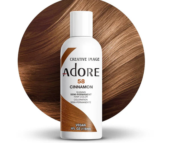ADORE RINSE HAIR COLOR CINNAMON #58 4OZ