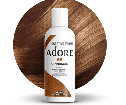 ADORE RINSE HAIR COLOR CINNAMON #58 4OZ