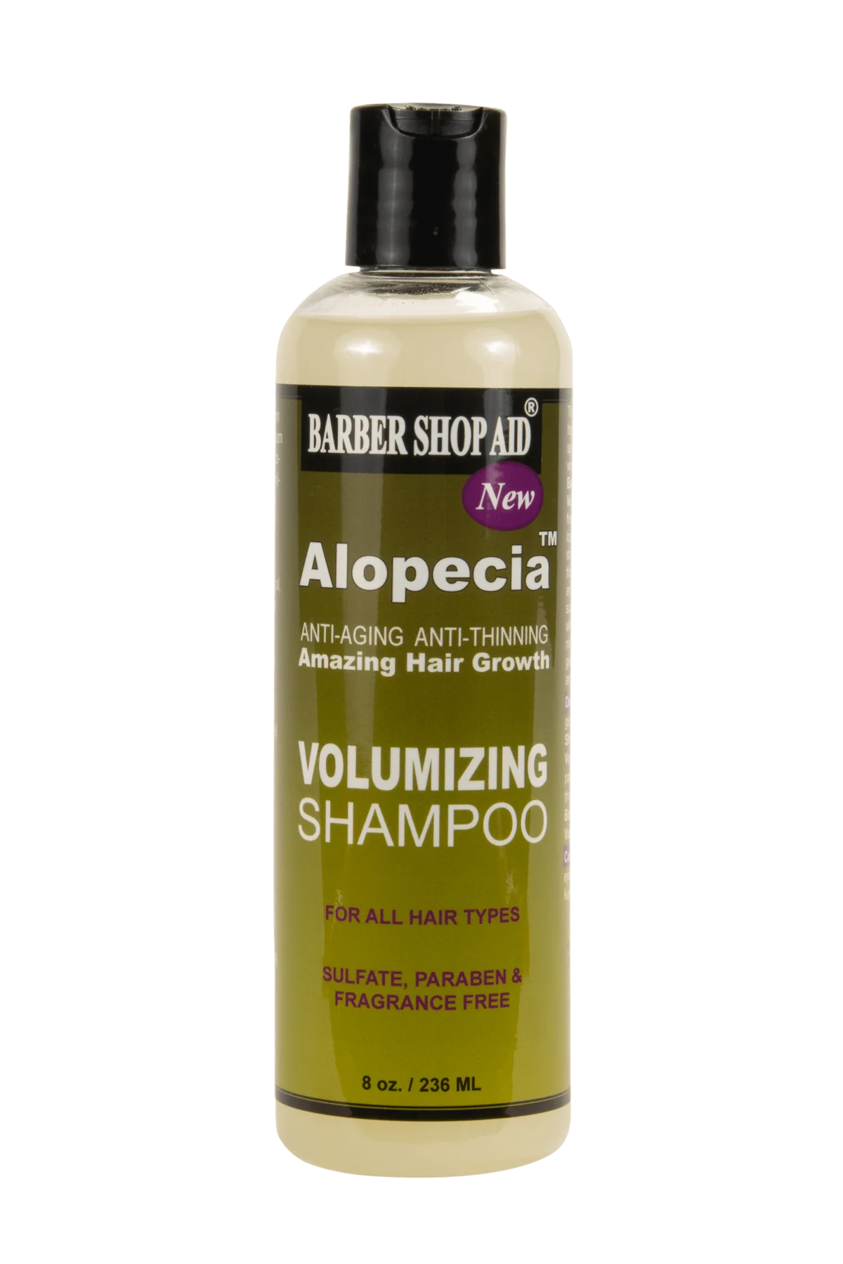 BARBER ALOPECIA SHOP AID ALOPCIA SHAMPOO 8OZ
