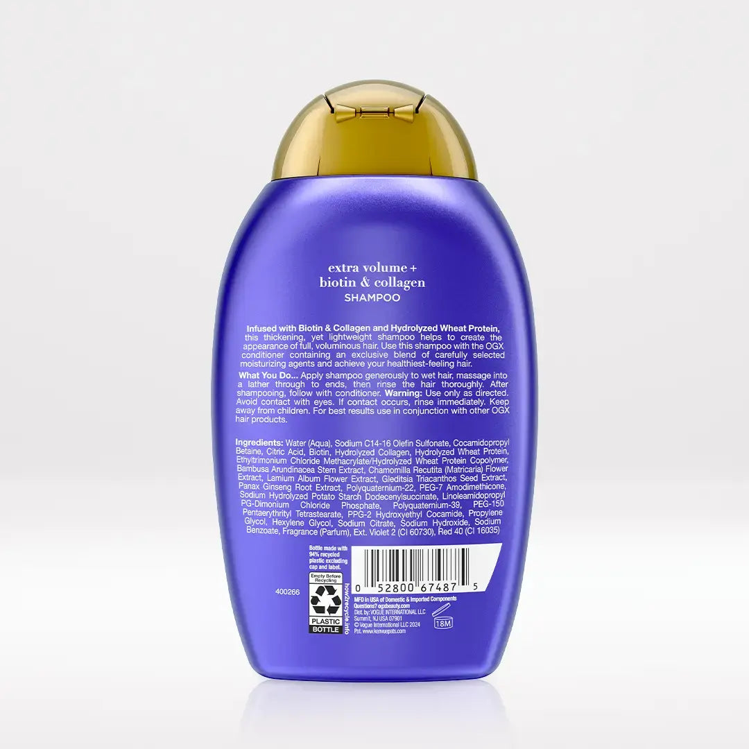 OGX BIOIN & COLLAGE SHAMPOO 13OZ