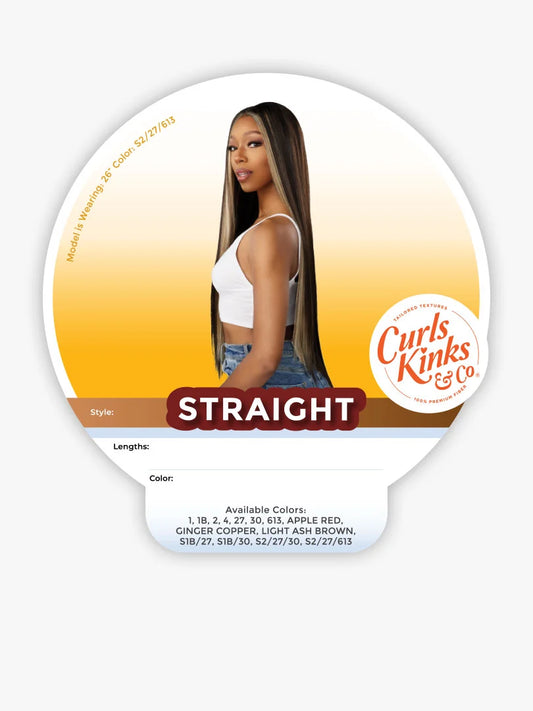 CURLS KINKS & CO_ STRAIGHT 18″