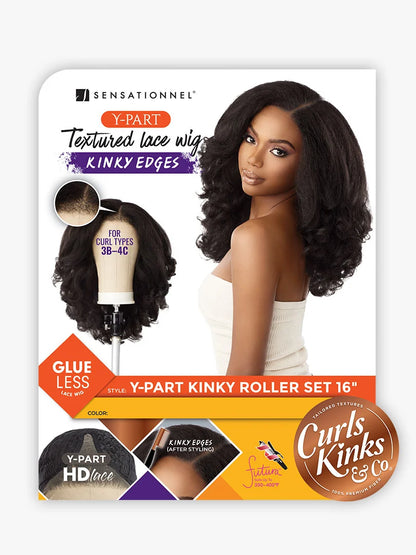 CURLS KINKS & CO_KINKY EDGES Y-PART KINKY ROLLER SET 16″