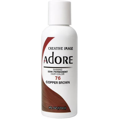 ADORE RINSE HAIR COLOR COPPER BROWN #76 4OZ