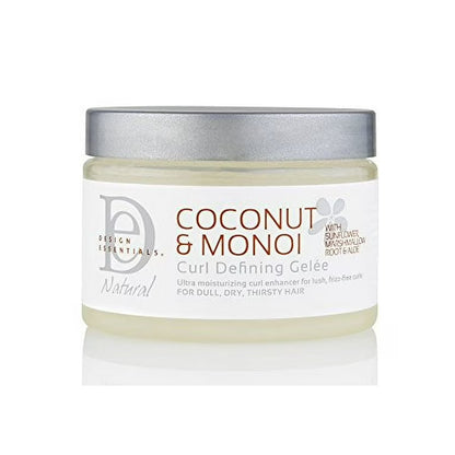 DESIGN ESSENTIALS  COCONUT CURLING GEL 12OZ