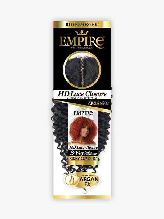 EMPIRE HD LACE CLOSURE KINKY CURLY 12″