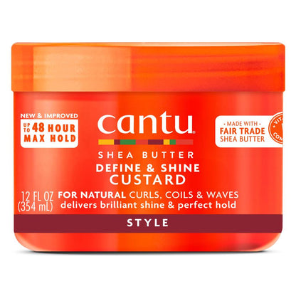 CANTU DEFINE &  SHINE CURL CUSTARD 12 OZ