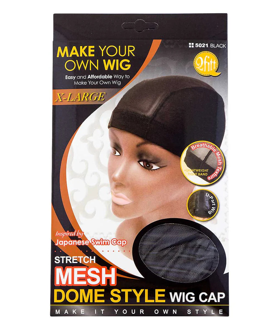 QFITT DOME WIG CAP 5021BK