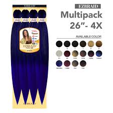 HAIRLAND EZBRAID QUATRO SPETRA FIBER BRAIDING HAIR 4X