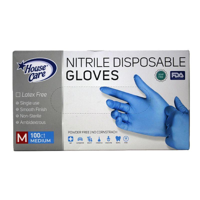 NITRILE GLOVES MEDIUM 100CT