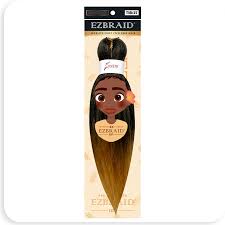 INNOCENCE EZBRAID PRE-STRETCHED 2X ITCH FREE KIDS BRAIDING HAIR  1B
