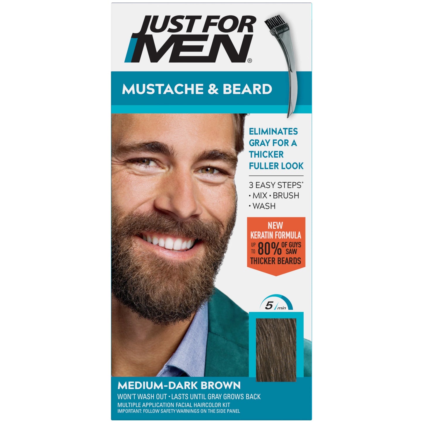 JUST FOR MEN MEDIUM DARK BROWN