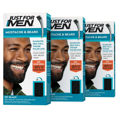 JUST FOR MEN BRUSH COLOR GEL 1 OZ NATURAL BLACK