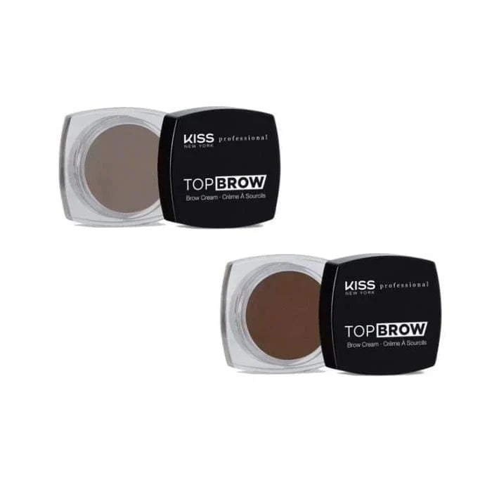 KISS TOP BROW CREAM KBCM04 DARK BROWN