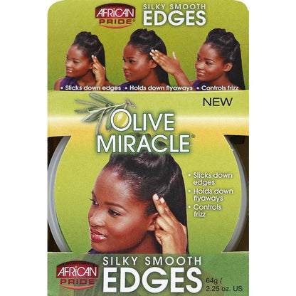 AFRICAN PRIDE SILKY EDGES 6OZ