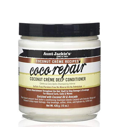 AUNT JACKIES COCONUT RPAIR DEEP CONDITONER 15OZ