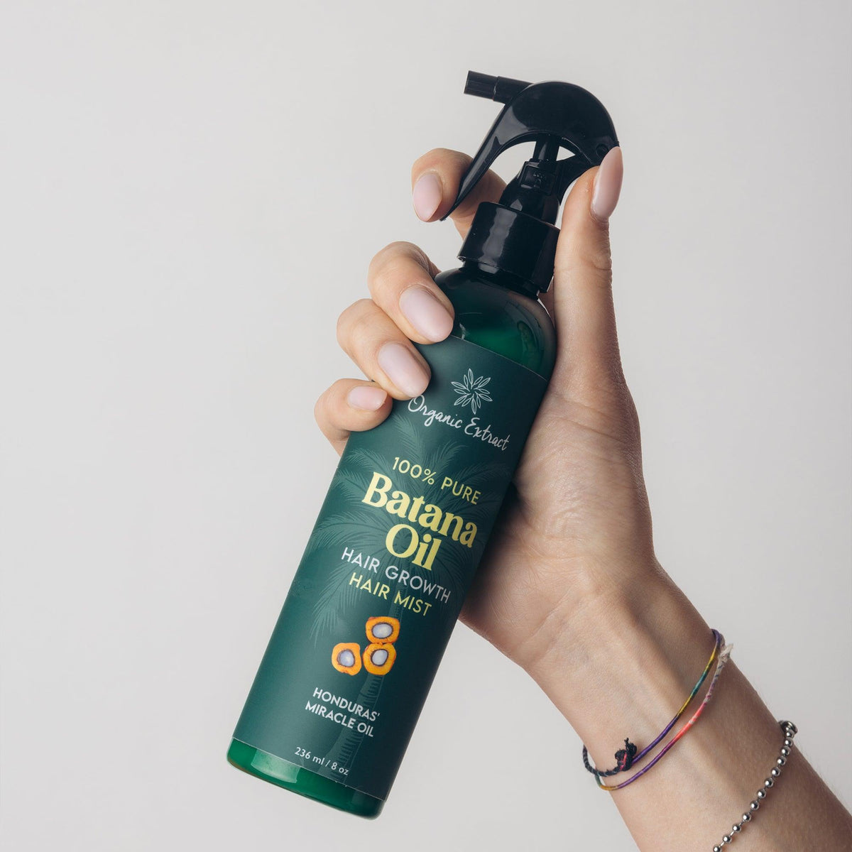 ORGANIC EXTRACT 100%PURE BATANA OIL FRIZZ CONTROL HAIR MIST 8OZ