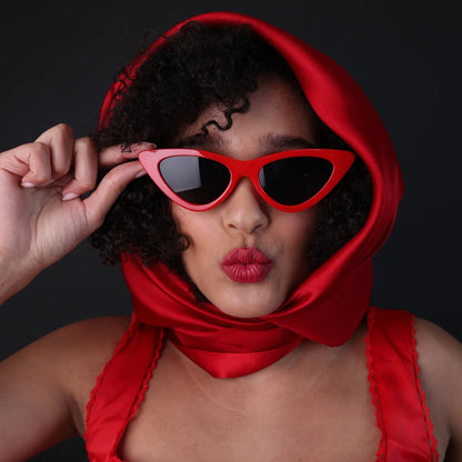 RED 36X36 SQUARE SCARF HQ198