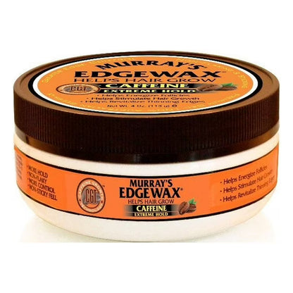 MURRAYS EDGE WAX GROWTH CAFFEINE CURLS 4OZ