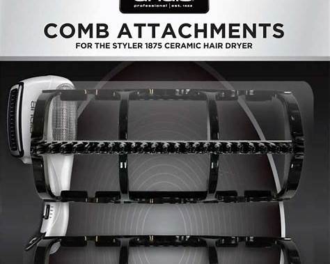 ANDIS DRYER SIDE ATTACHMENT COMBS