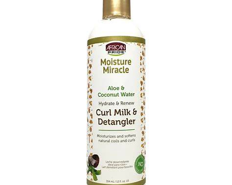 AFRICAN PRIDE ALOE & COCONUT WATER CURL MILK & DETANGLER 12OZ