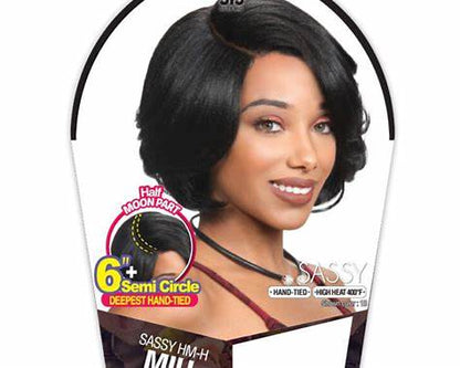 ZURY SASSY HALF MOON MIU WIG