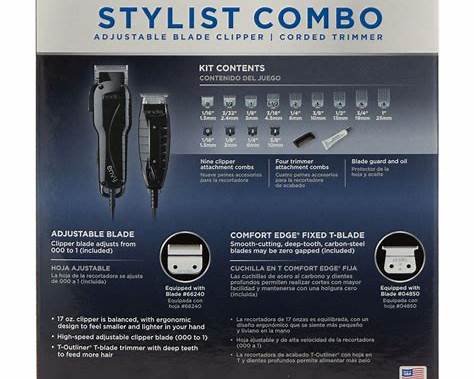 ANDIS STYLIST COMBO 66280