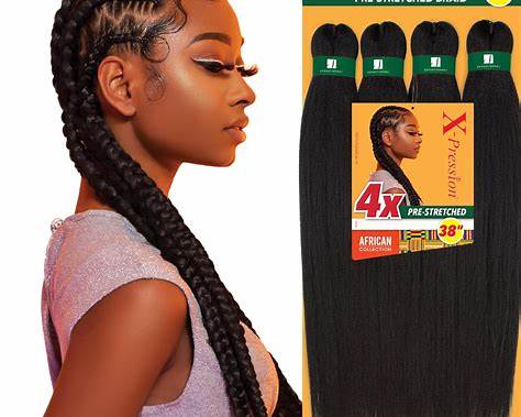 SENSATIONNEL 4X XPRESSION PRE-STRETCHED BRAIDING HAIR