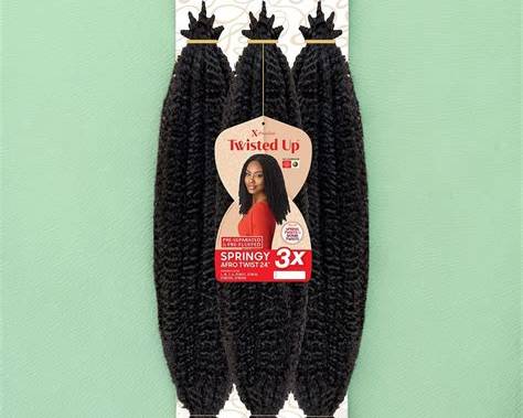 OUTRE 3X XPRESSION TWISTED UP SPRINGY AFRO TWIST 24'