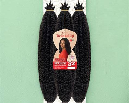 OUTRE 3X XPRESSION TWISTED UP SPRINGY AFRO TWIST 24'