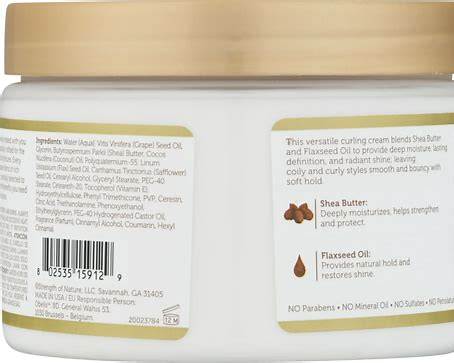 AFRICAN PRIDE CURING SHEA BUTTER & FLAXSEED OIL 12OZ