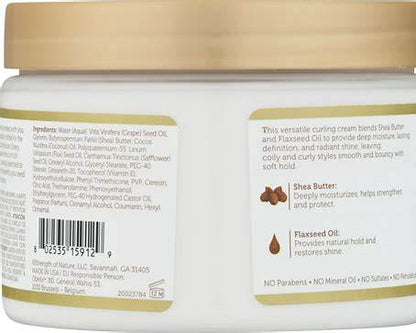 AFRICAN PRIDE CURING SHEA BUTTER & FLAXSEED OIL 12OZ