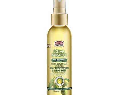 AFRICAN PRIDE HEAT PROTECTION & SHINE MIST 4OZ