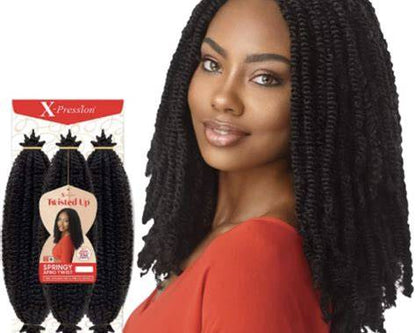 OUTRE 3X XPRESSION TWISTED UP SPRINGY AFRO TWIST 24'