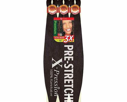 OUTRE 3X XPRESSION PRE-STRETCHED BRAIDING HAIR 52'