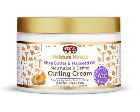 AFRICAN PRIDE CURING SHEA BUTTER & FLAXSEED OIL 12OZ