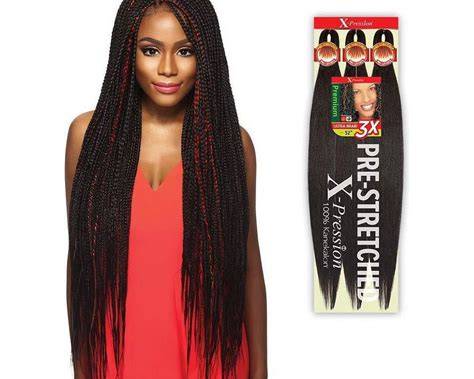 OUTRE 3X XPRESSION PRE-STRETCHED BRAIDING HAIR 52'