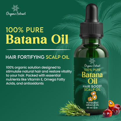 Organic Extract 100% Pure Batana Oil Hair Boost Scalp Oil