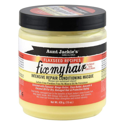 AUNT JACKIES FIX MY HAIR CONDITIONING MASQUE 15OZ