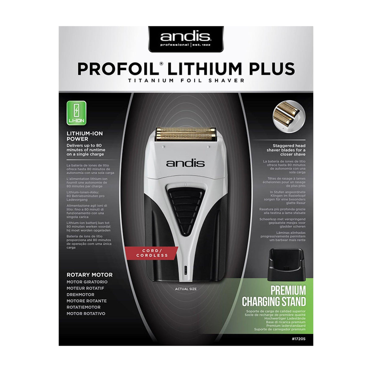 ANDIS PROFOIL SHAVER PLUS 4059