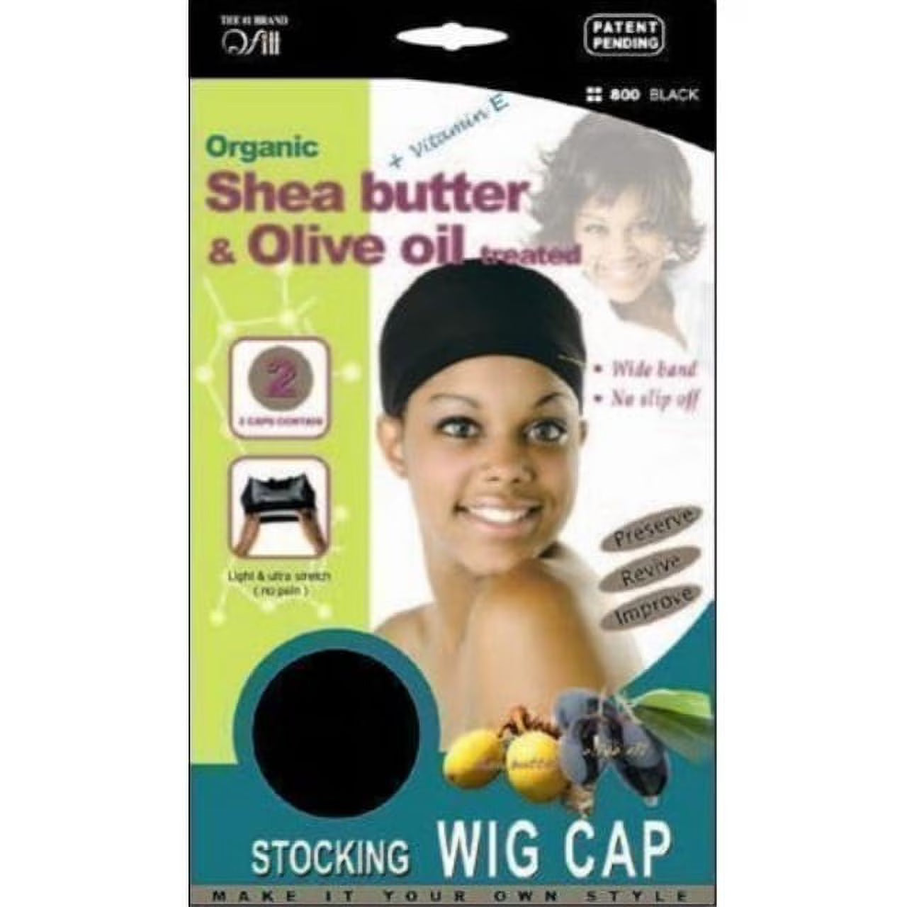 STOCKING WIG CAP-OLIVE OIL 800