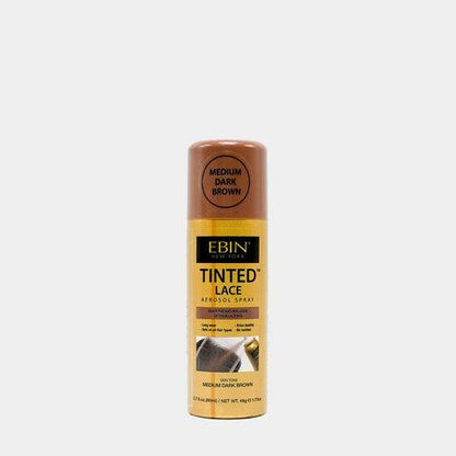EBIN TINTED LACE SPRAY MEDIUM DARK BROWN 2.7OZ