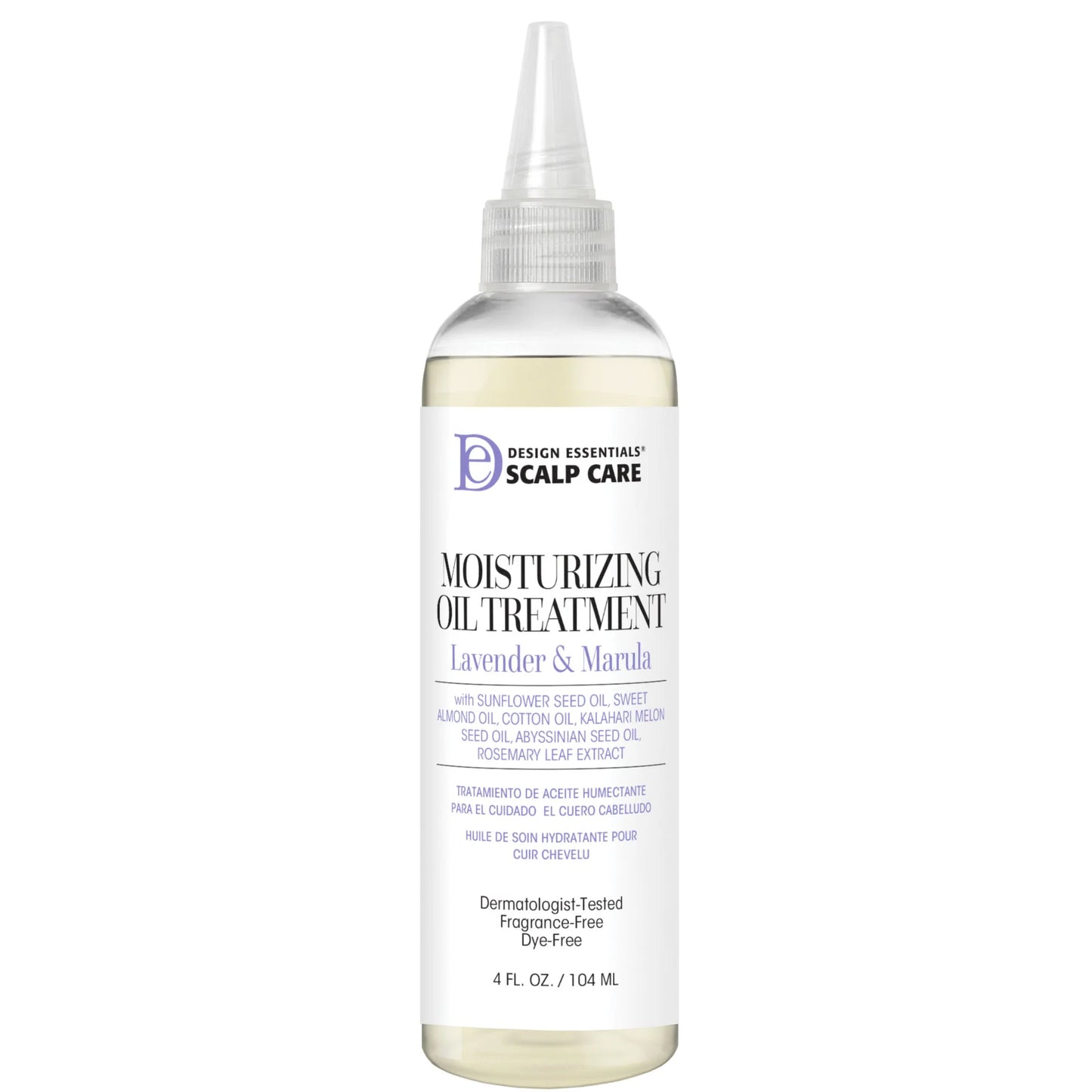 DESIGN ESSENTIALS MOISTURIZING OIL TREATMENT 4OZ