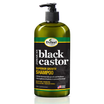 DIFEEL BLACK CASTOR OIL GROWTH SHAMPOO 12OZ