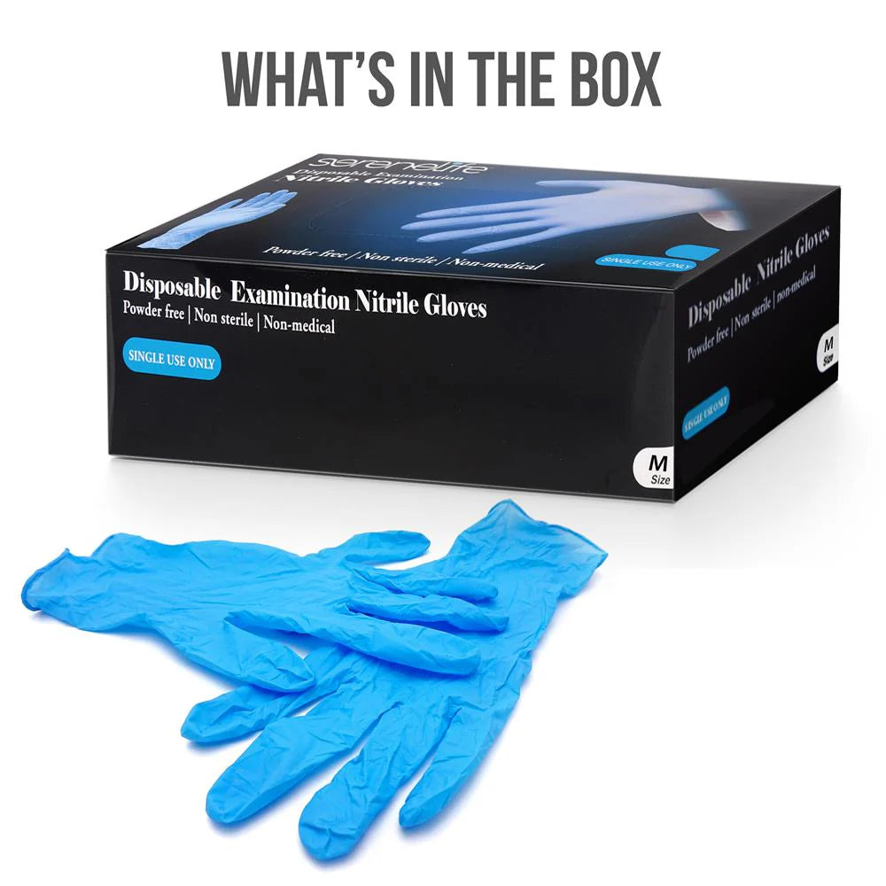 NITRILE GLOVES MEDIUM 100CT