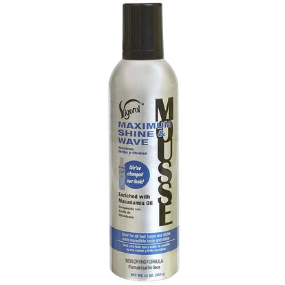 VIGOROL MOUSSE MAX SHINE 12 OZ