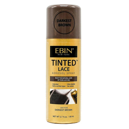 EBIN TINTED LACE SPRAY DARKEST BROWN 2.7OZ