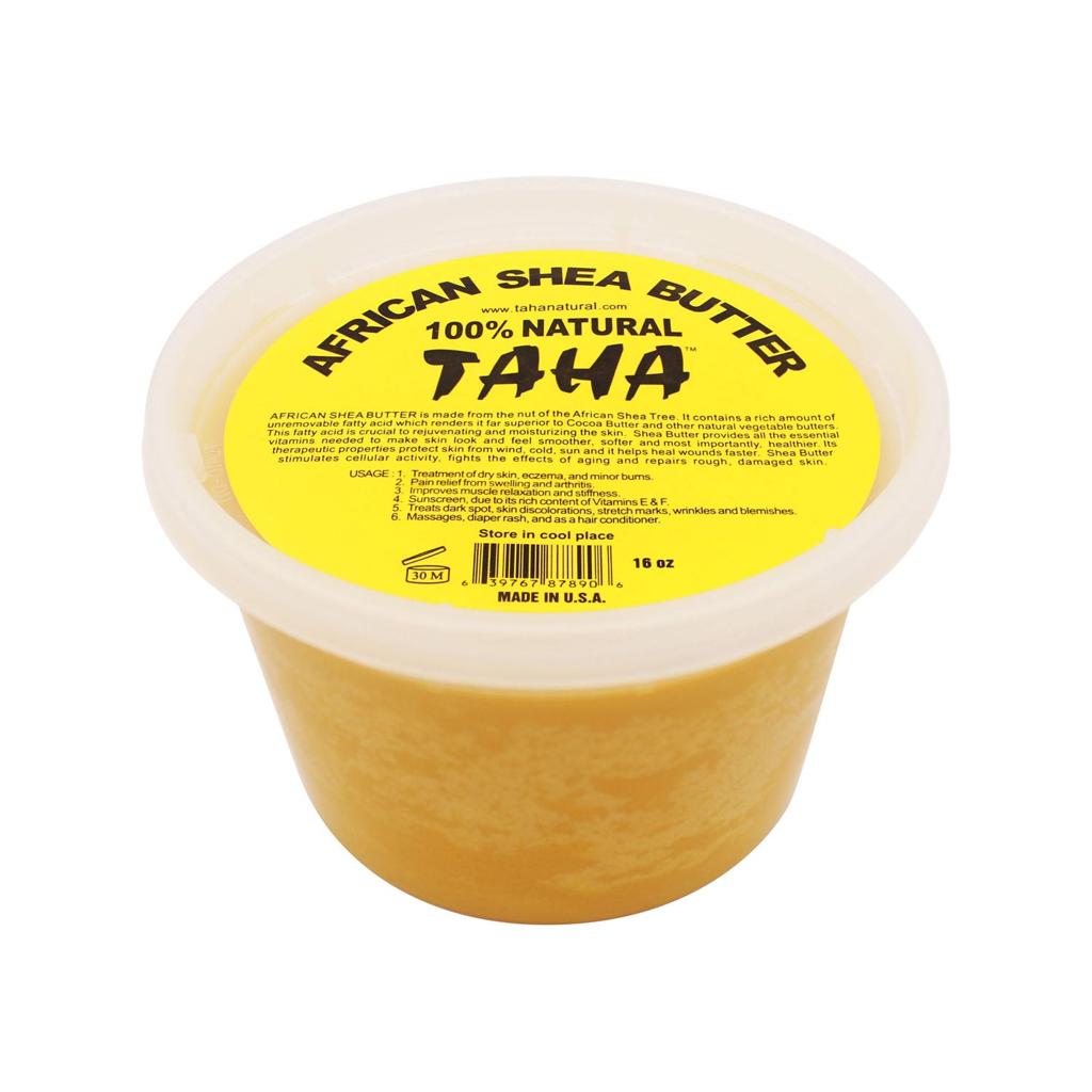 TAHA 100% AFRICAN SHEA BUTTER 3OZ